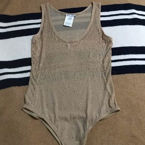 Tan bodysuit